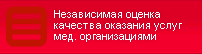 Баннер. Независимая оценка качества оказания услуг мед. организациями